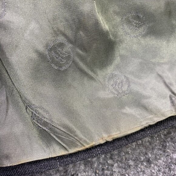 Vintage Donald Brooks Blazer Mens 44R Gray Pinstripe Wool ACWA Union USA 60s 70s - Picture 13 of 15